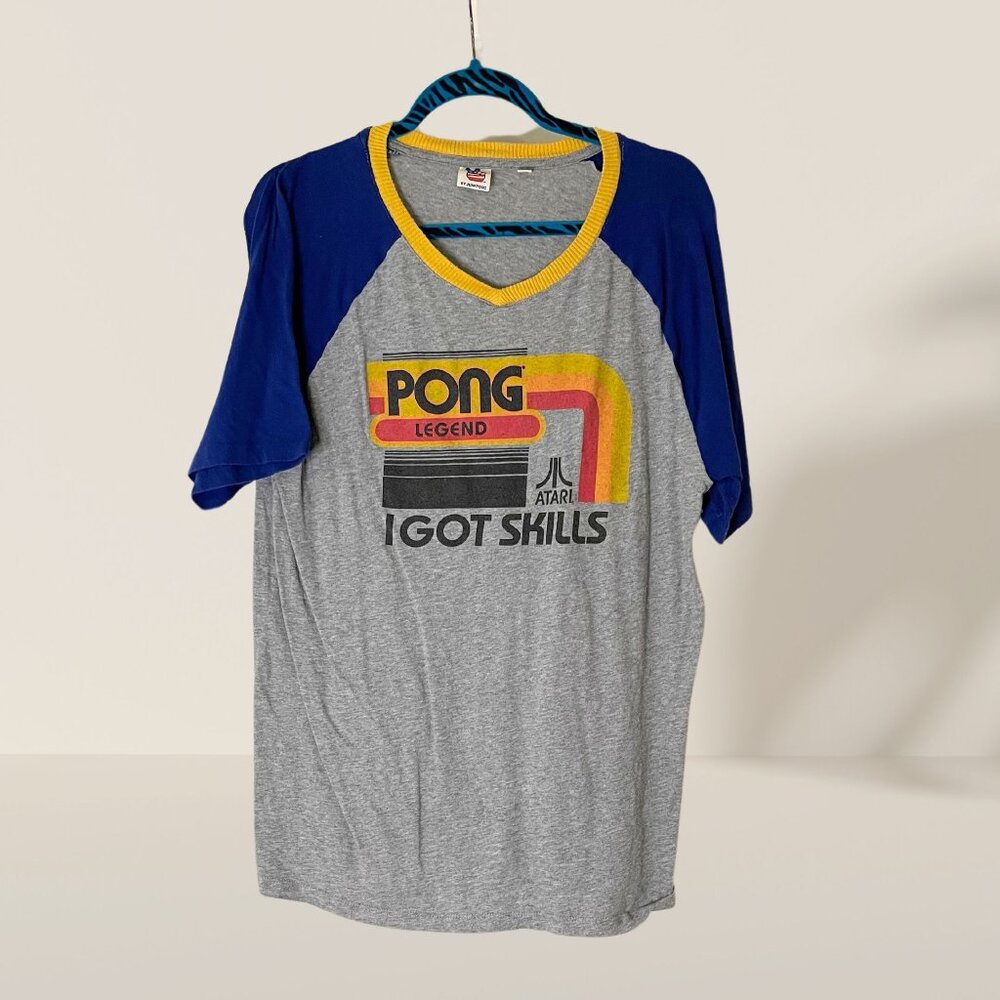 Junk Food Atari Pong Legend Tee – Retro Gaming Shirt 🎮 Size M